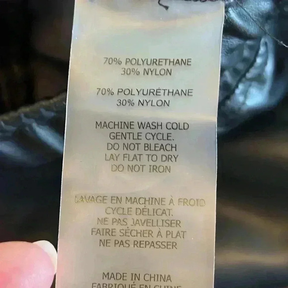 David Lerner | Blake Faux Leather Joggers - Picture 6 of 6